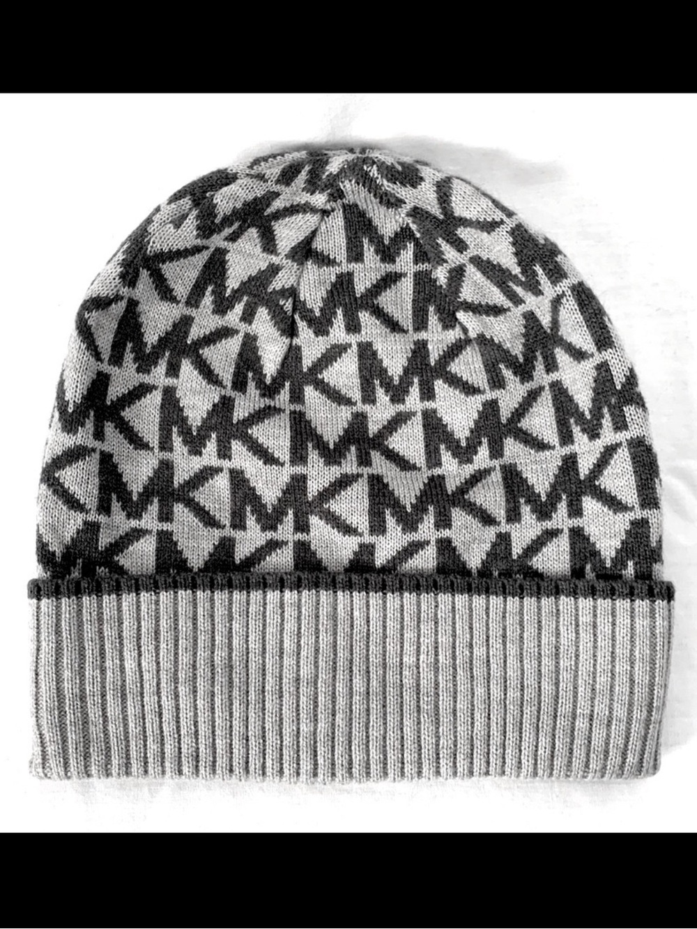 MICHAEL Michael Kors Logo Print Knit Beanie
